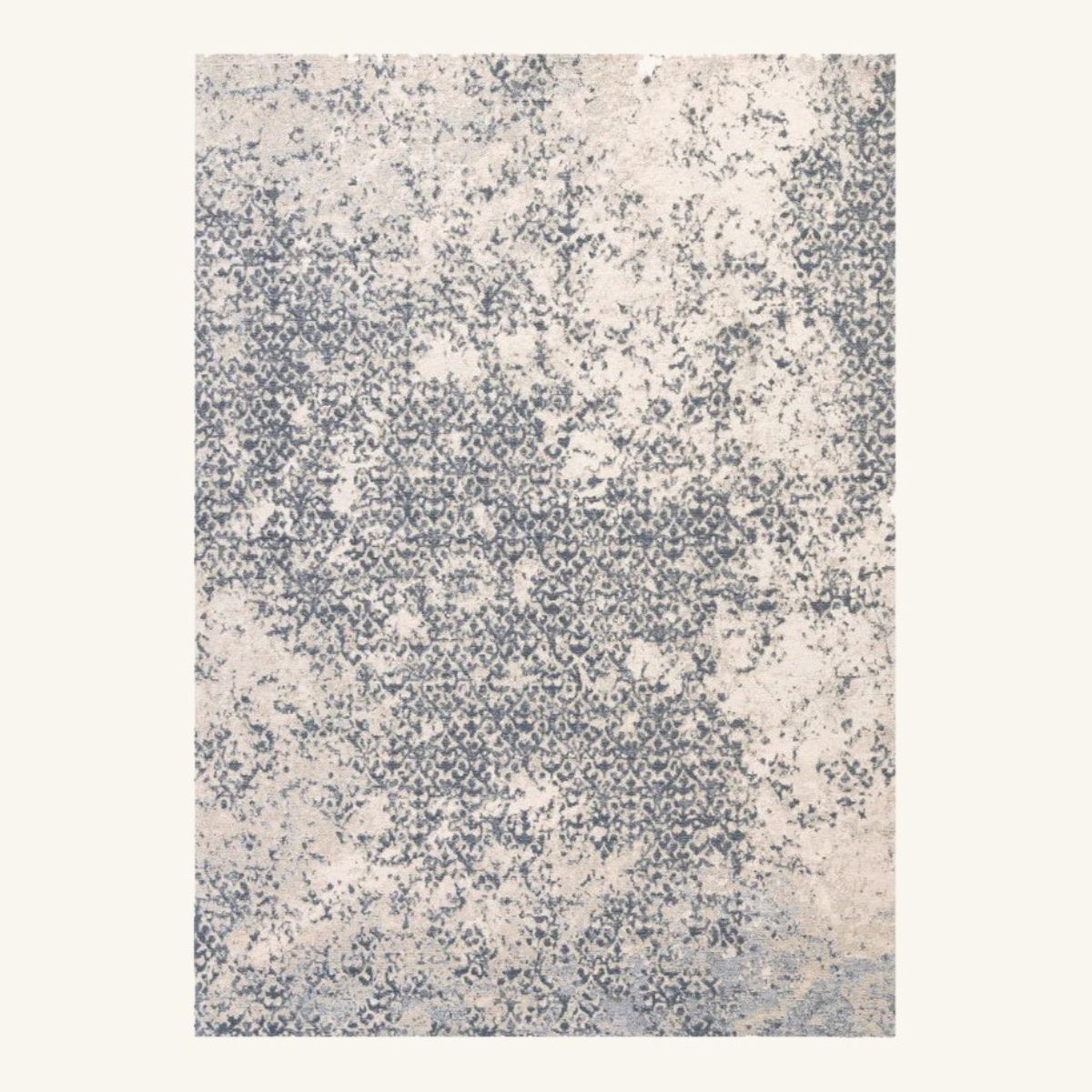Tapis lavable de salon bleu - Urbino