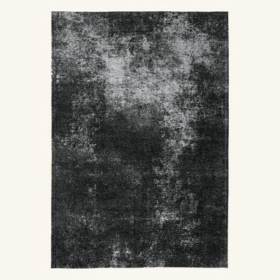 Tapis lavable effet pierre gris - Treviso - fond #F9F6F0 détouré