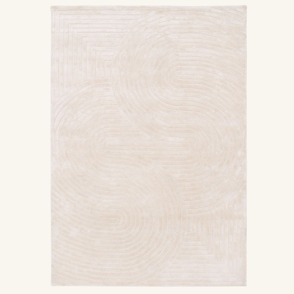 Tapis de salon en laine naturelle - Orvieto