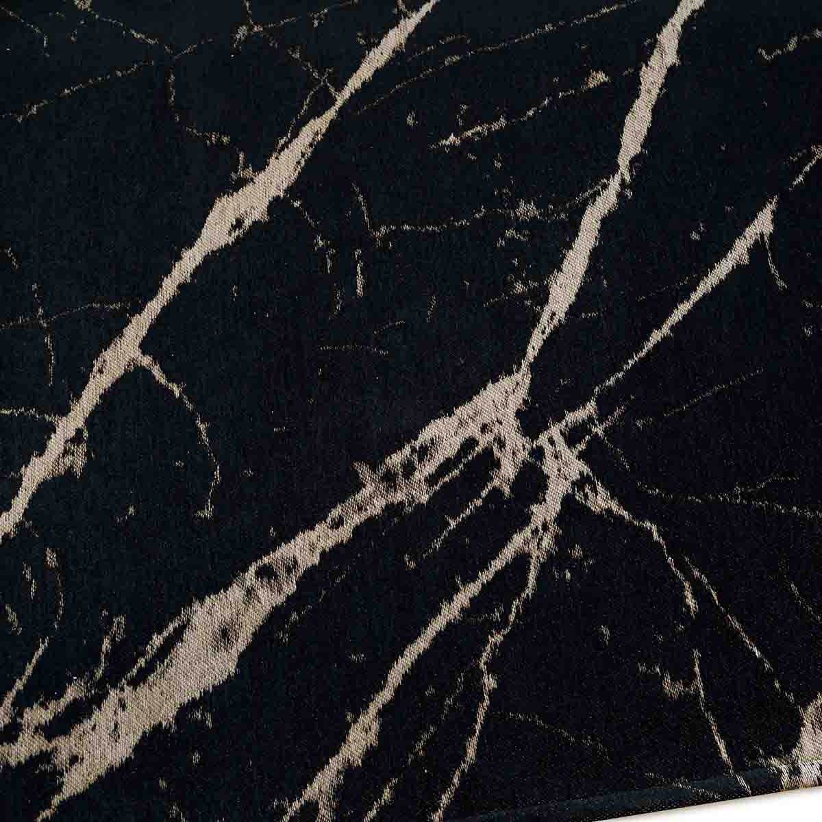 Tapis noir en polyester - Cortona - photo 3