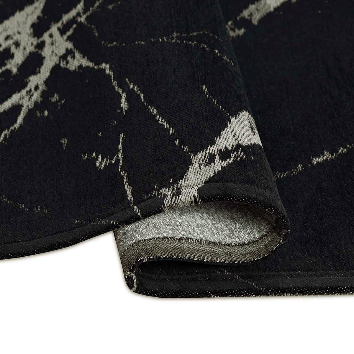 Tapis noir en polyester - Lecce - photo 2