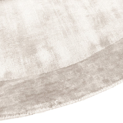 Tapis rond argenté en viscose - Belluno - photo 3