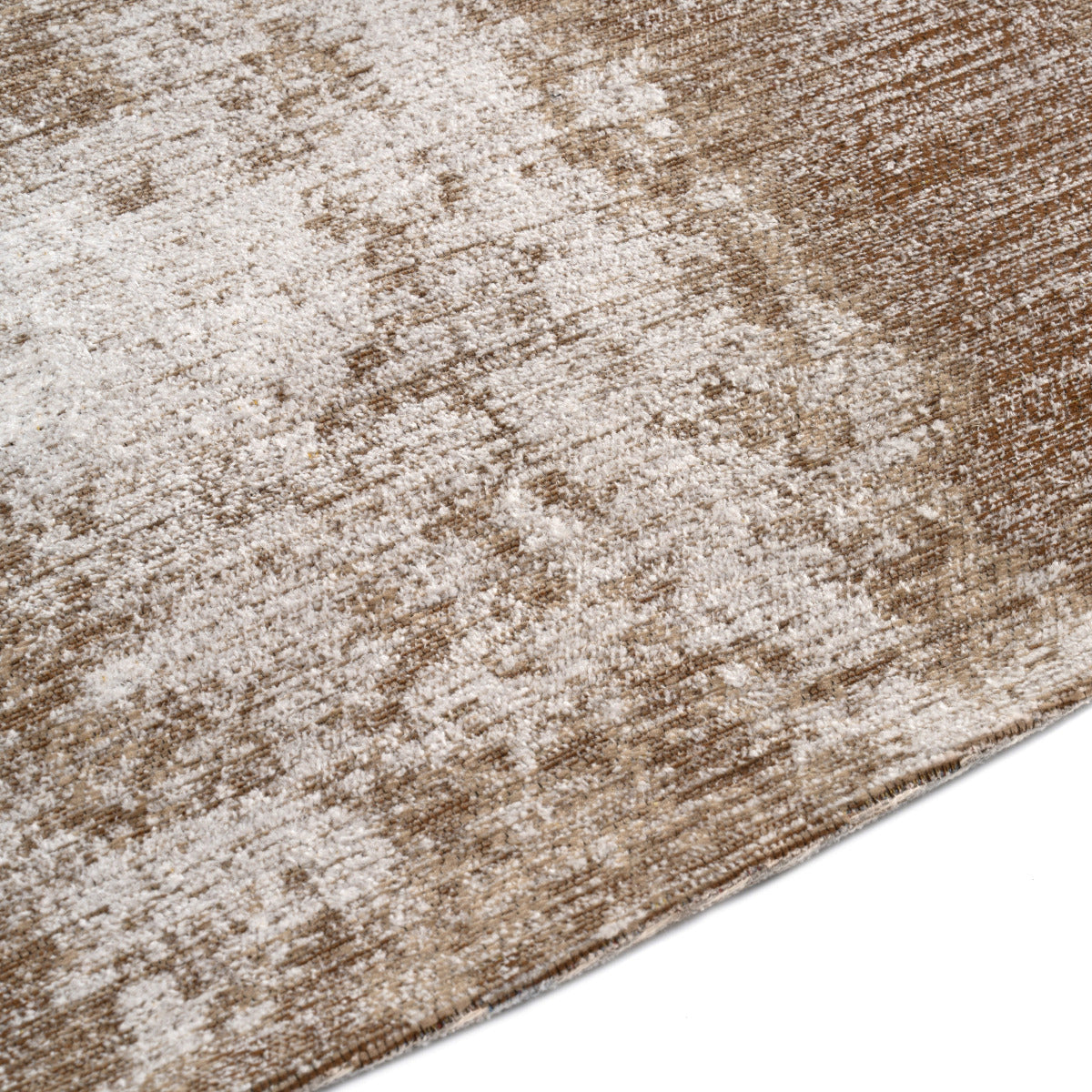 Tapis rond cuivré en polyester - Cortina - photo 1