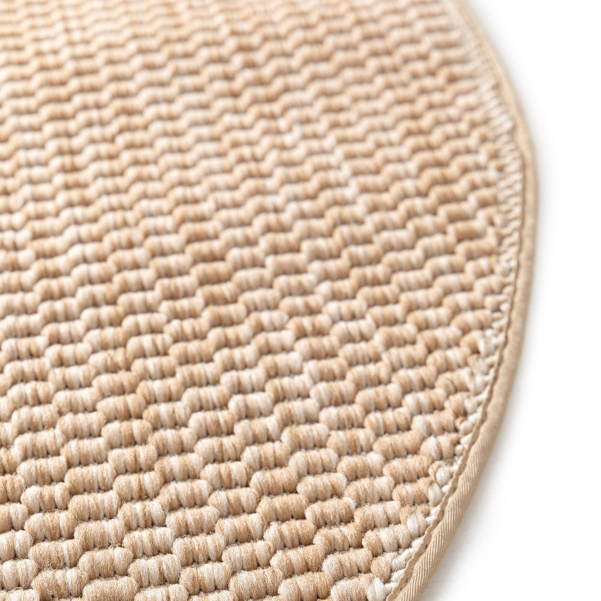 Tapis rond naturel en polypropylène - Faenza - photo 2