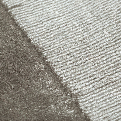 Tapis rond naturel en viscose - Avellino - photo 1