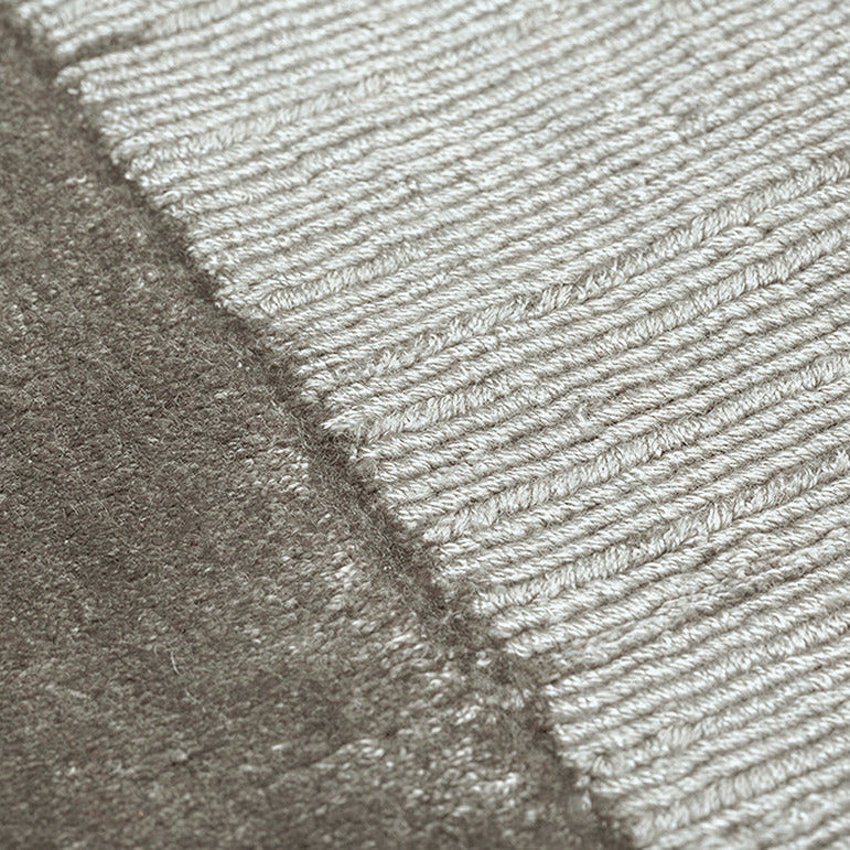 Tapis rond naturel en viscose - Avellino - photo 1