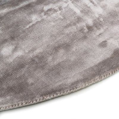 Tapis rond naturel en viscose - Avellino - photo 2