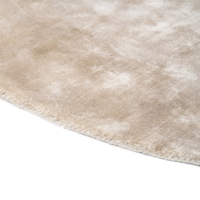 Tapis rond naturel en viscose - Atrani - photo 3