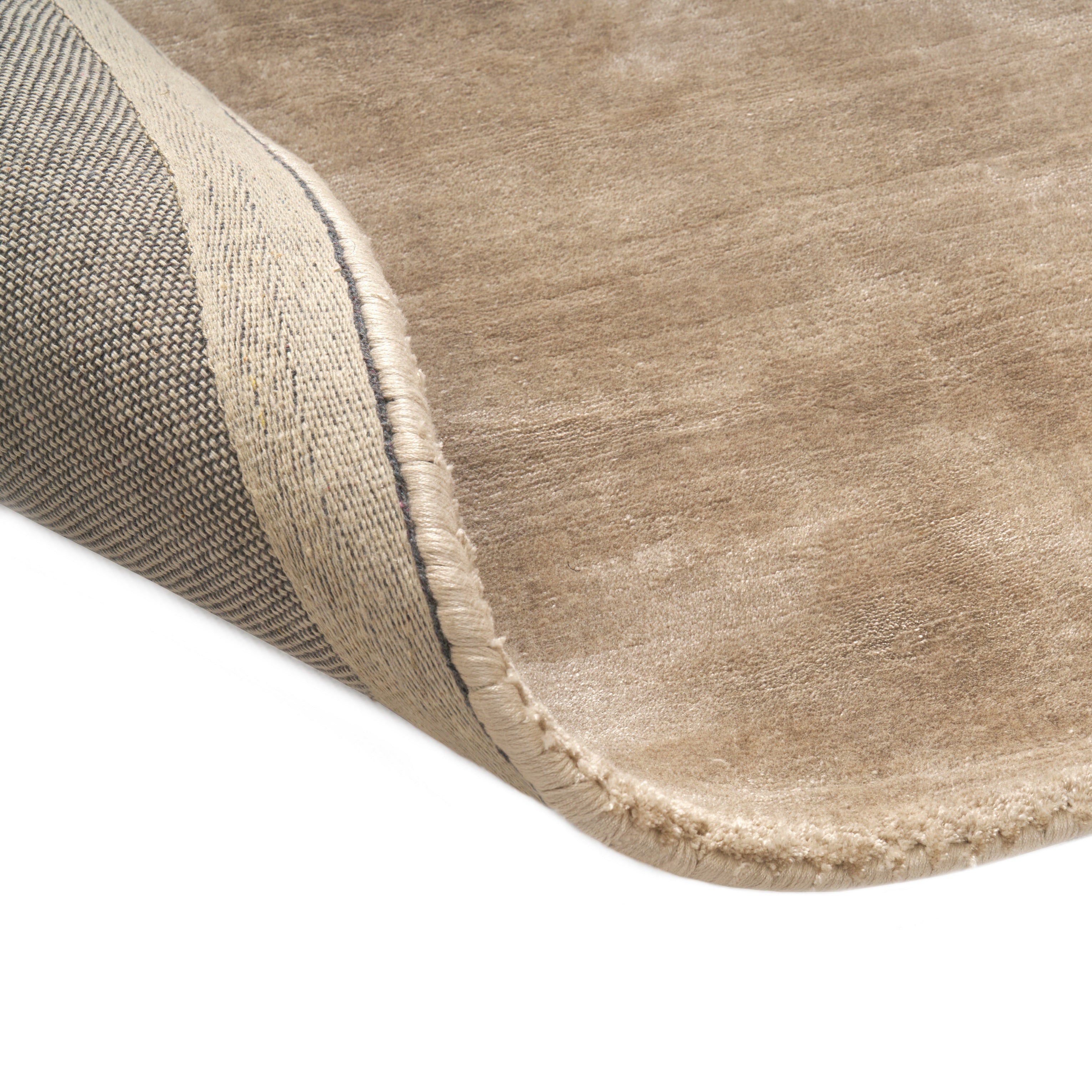 Tapis rond naturel en viscose - Atrani - photo 4