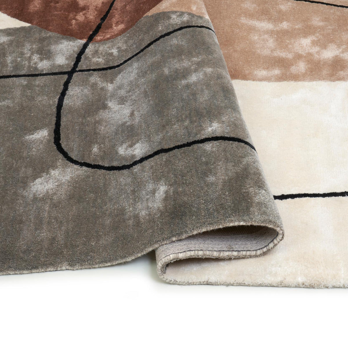 Tapis sable en viscose - Enna - photo 4