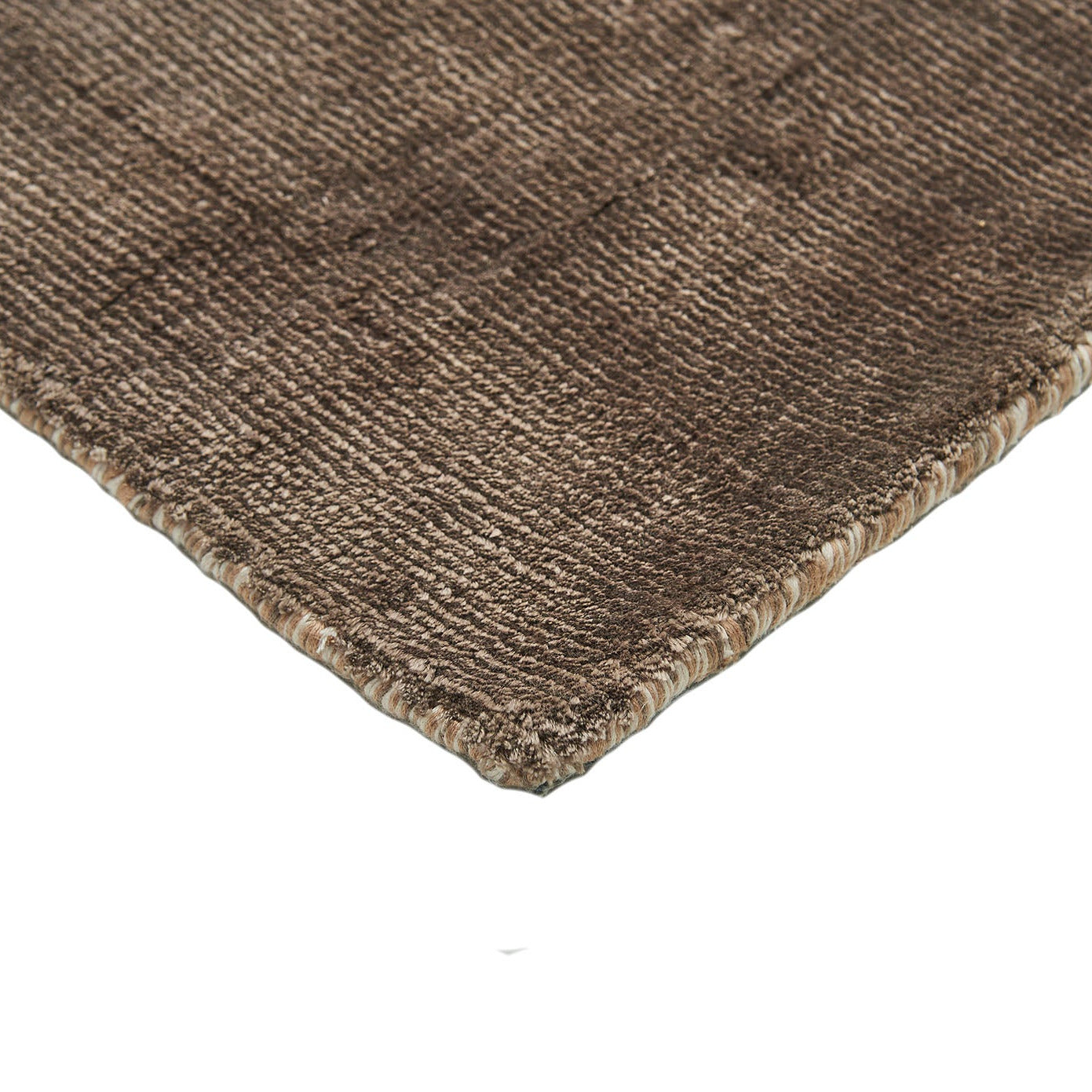 Tapis taupe en tencel - Noto - photo 3