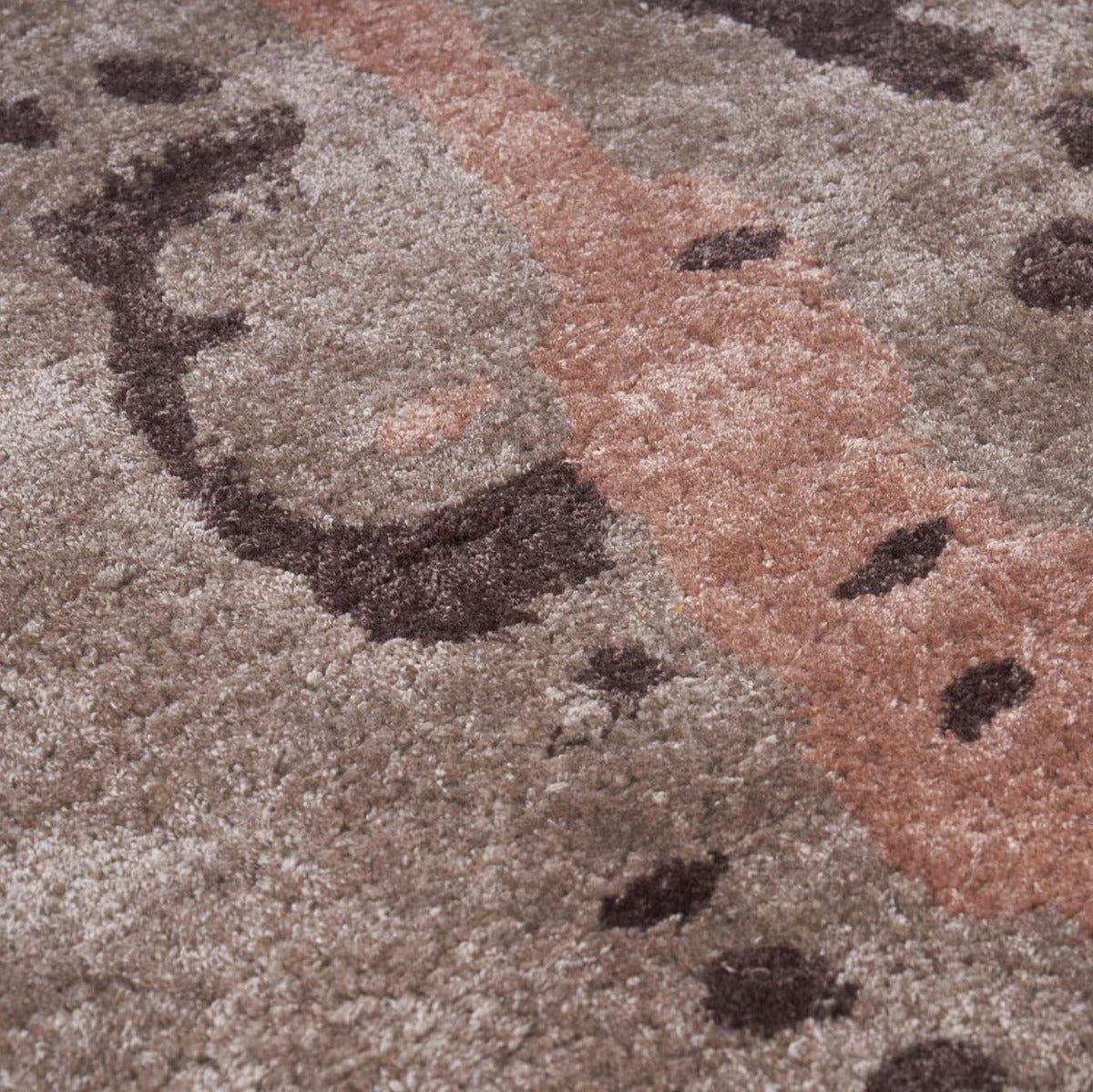 Tapis violet en viscose - Fiorella - photo 5